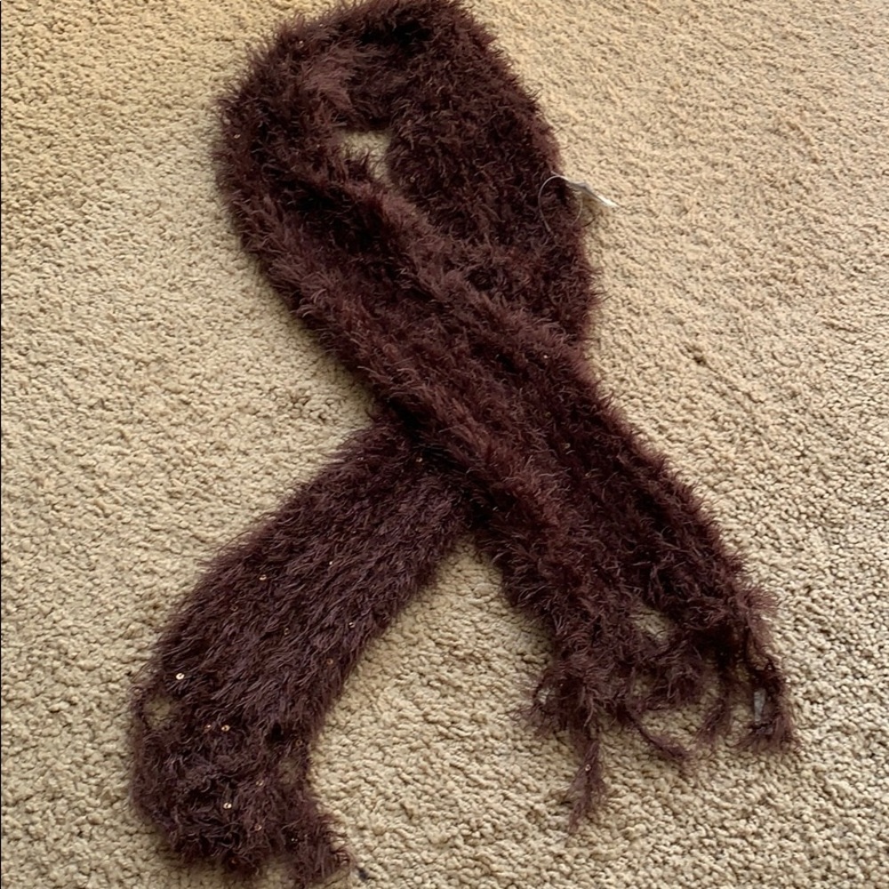 Brown fashion scarf